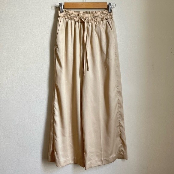 & other stories lyocell drawstring culottes size 0 NWT - Picture 2 of 9